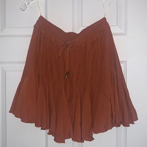 Orange Skort